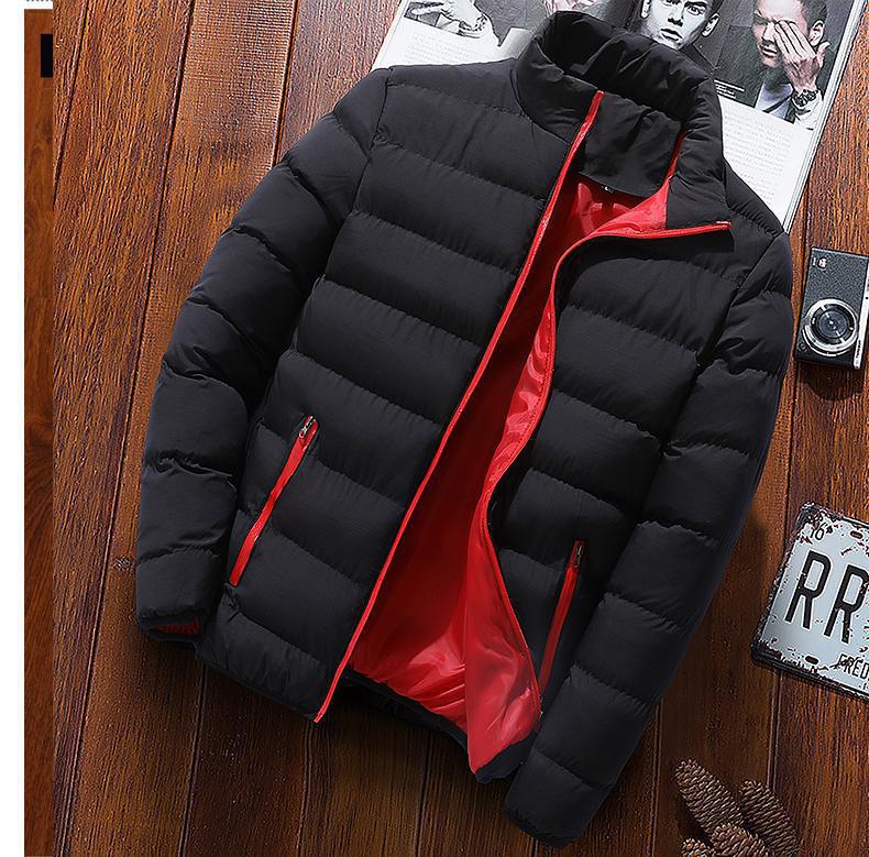 Men's cotton thick loose casual cotton coat trendy winter all-match handsome warm cotton clothing