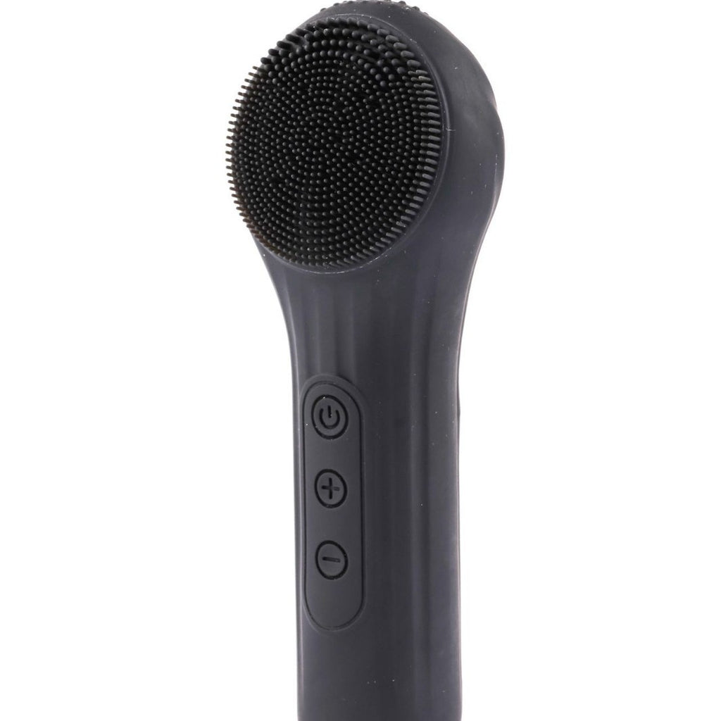 Cross-border new electric face wash beauty massage ultrasonic face pore cleaning brush waterproof silicone cleansing instrument