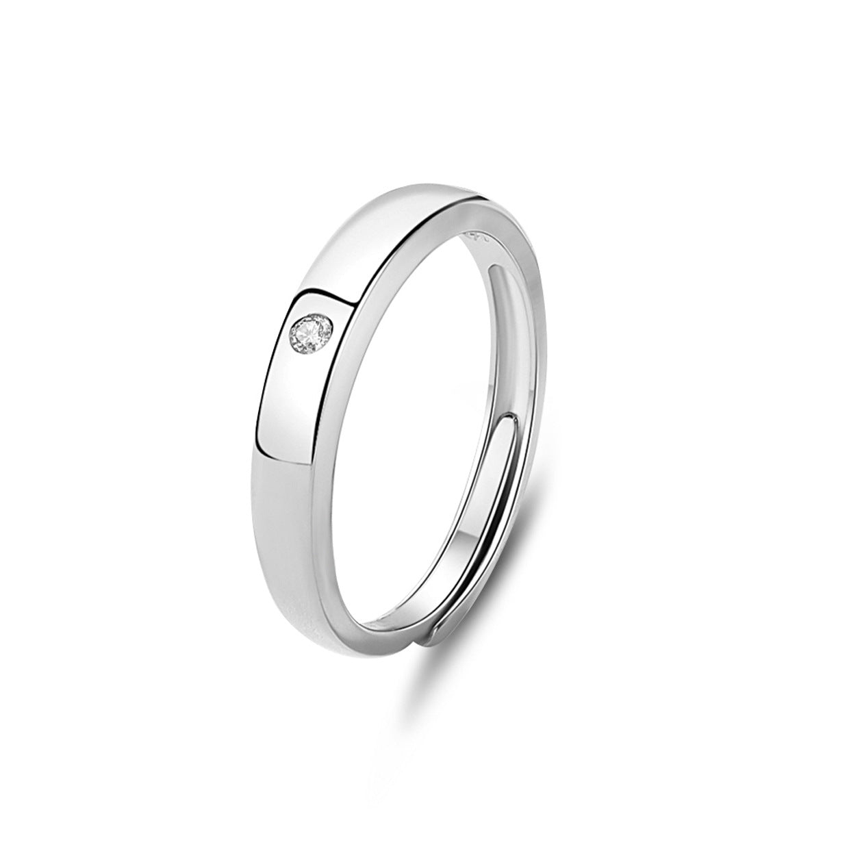 s925 sterling silver couple ring original design light luxury couple ring live ring ring Valentine's Day gift