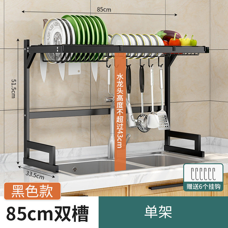 Kitchen sink rack kitchen sink dish drying rack kitchen utensil rack multifunctional storage rack