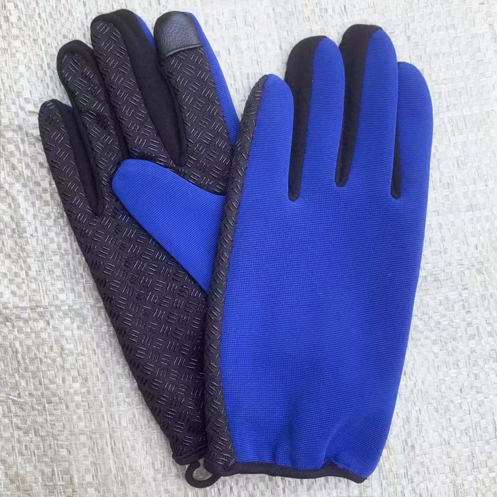 Promotion autumn and winter touch screen gloves cycling men and women fleece outdoor skiing warm waterproof zipper cross-border couple wholesale