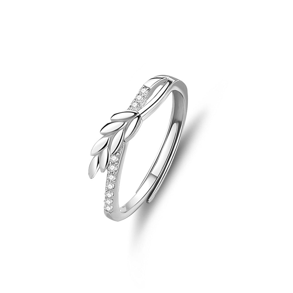 s925 sterling silver couple ring original design light luxury couple ring live ring ring Valentine's Day gift
