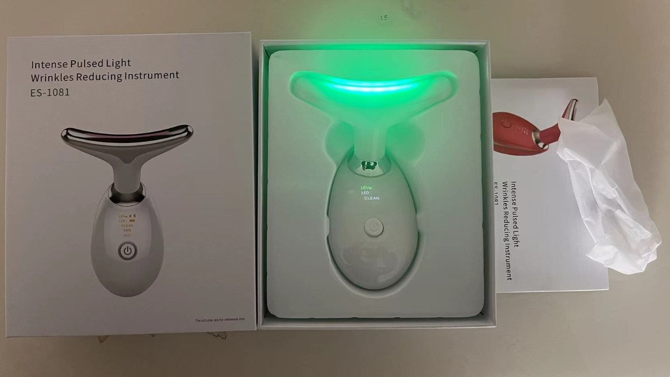 Cross-border neck beauty device, neck massager, facial massager, EMS beauty device, beauty device, source factory wholesale