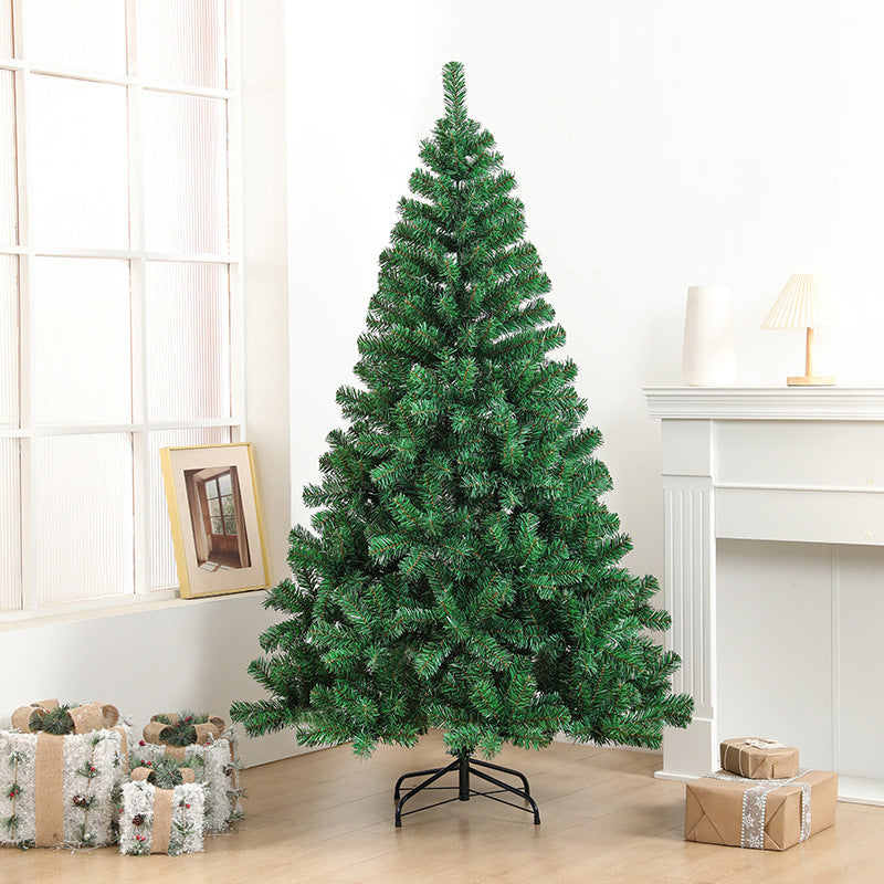 PVC Christmas tree large encrypted green simulation tree 1.5m/1.8m home hotel floor decoration spot