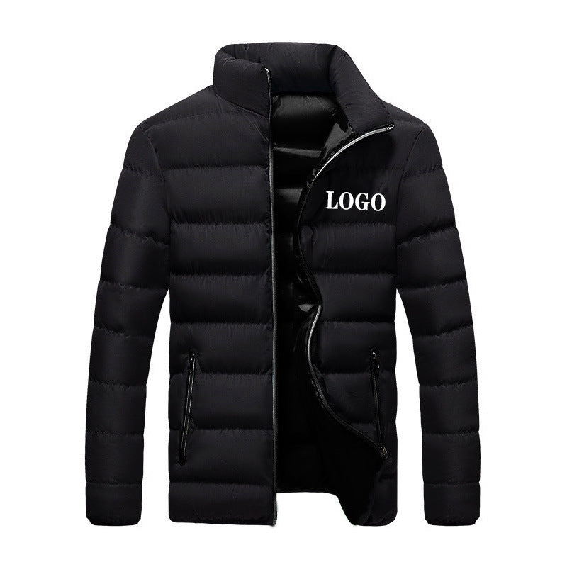 Men's cotton thick loose casual cotton coat trendy winter all-match handsome warm cotton clothing