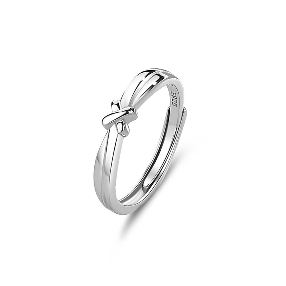 s925 sterling silver couple ring original design light luxury couple ring live ring ring Valentine's Day gift