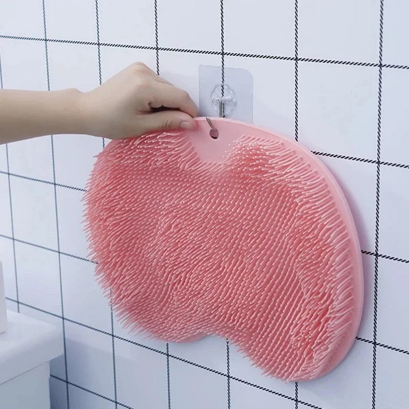 1 PC Exfoliating Shower Massage Scraper Bathroom Non-slip Bath Mat