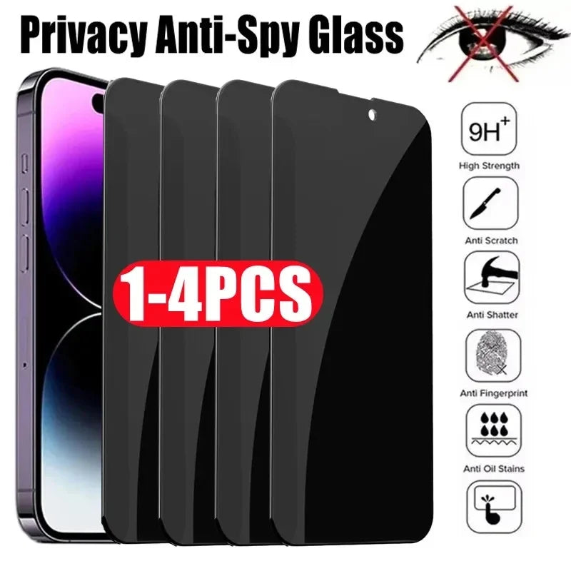 Privacy Tempered Glass for IPhone 15 14 13 12 11 16 17 Pro Max Anti-spy Screen Protector for IPhone XS MAX XR 15 14 Plus Private