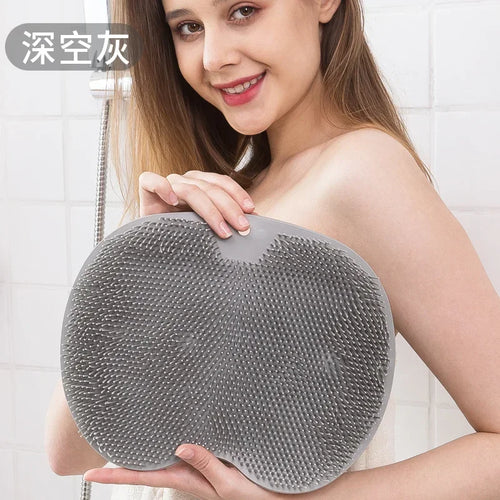 1 PC Exfoliating Shower Massage Scraper Bathroom Non-slip Bath Mat