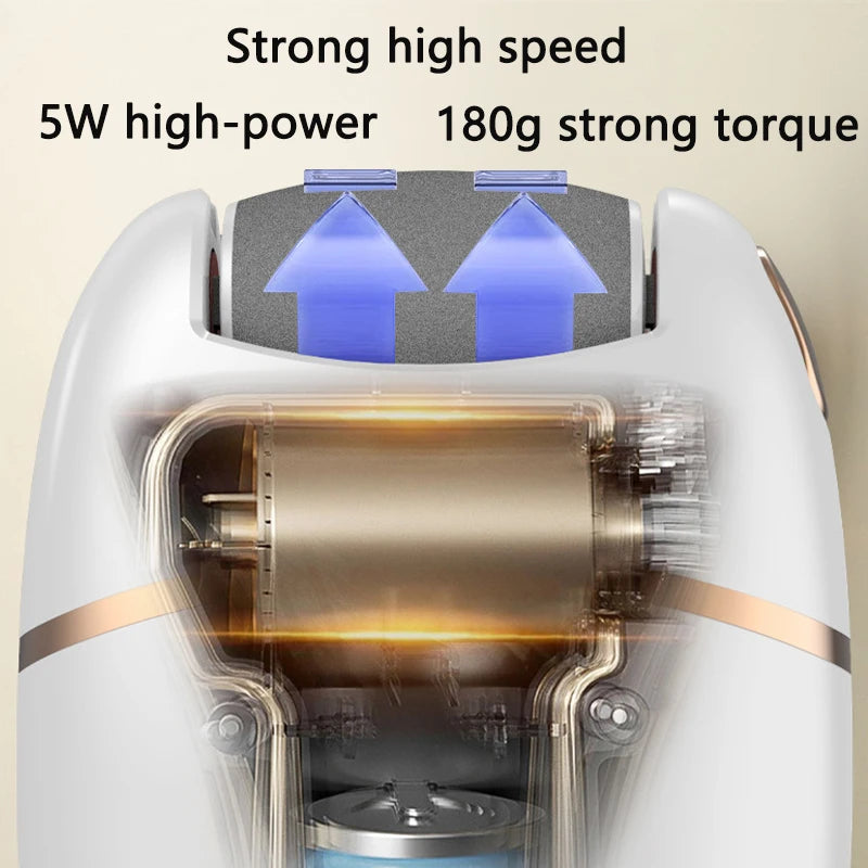 1 PC Electric Foot Grinder, Rechargeable Thick Leather Polishing Foot