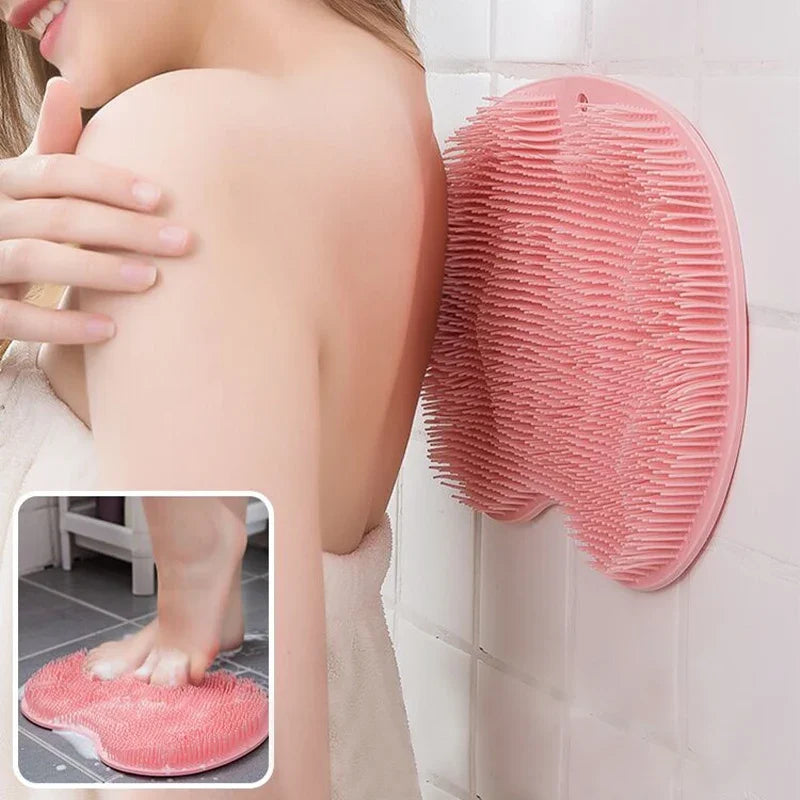 1 PC Exfoliating Shower Massage Scraper Bathroom Non-slip Bath Mat
