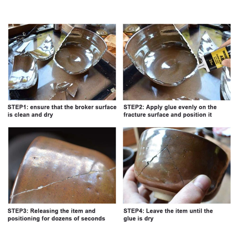 1-10PCS AB Epoxy Resin Glue Cold Welding For Metal Stainless Steel