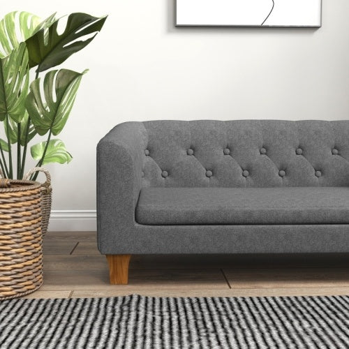 PawHut Dog Sofa Bed W  Soft Cushion For Medium Dogs - Grey