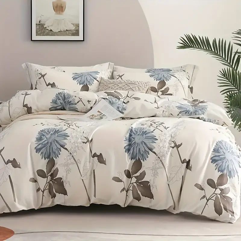 Haoyijia Big  Flower Duvet Cover