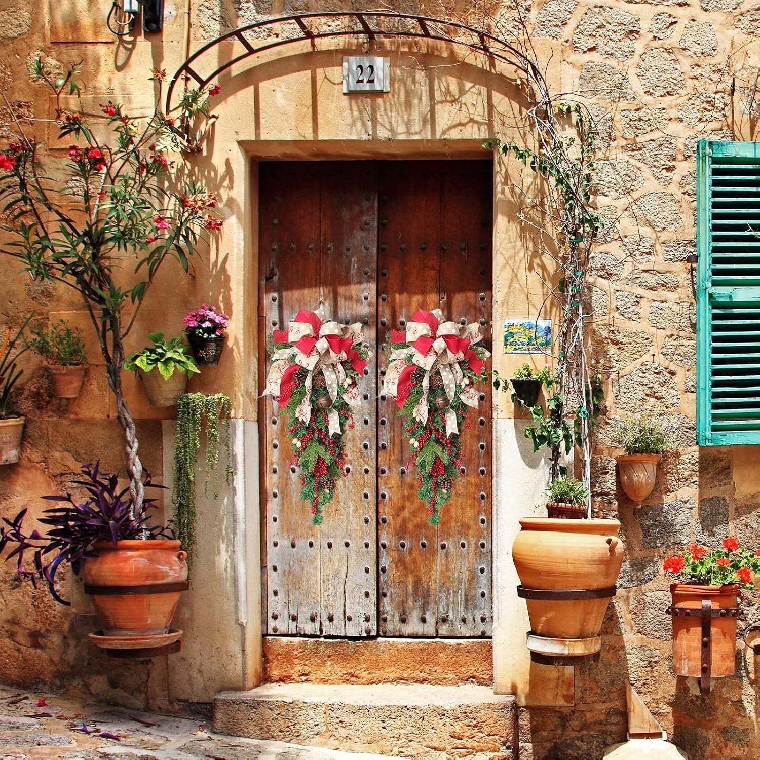 A Christmas Door Hanging Christmas Decorations Holiday Accessories Birthday Party Supplies